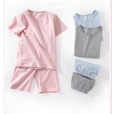 China Cotton Two Piece Boy Girls Boys Thermal Kids Sets Sleepwear For Girls Baby Teen Cute Soft Sleepwear Set for sale