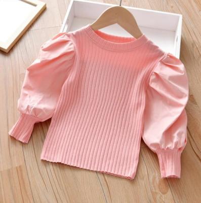 China Wholesale Custom White Cotton Tee Simple Blank Long Sleeve Girls' Breathable Singles-T-Shirts for sale