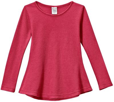 China Girls Anti-Shrink Combines Super Soft Cotton Long Sleeve Tunic Shirt Perfect For School Play for sale