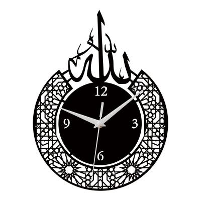 China 3d Wall Clock Creative Decorative Clock Calendars Eid Al-Fitr Acrylic Wall Clock Home Decor for sale