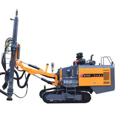 China Mining New Arrival KT9C 21m DTH Surface Drill Rig Portable Drilling Rig DTH Hydraulic Integrated Rotary Drilling Rig for sale