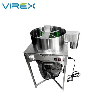 China VIREX Triple Height Hydroponic Twisted Trimming Machine Bud Leaf Trimmer 18 Inch Pro Class Spin Cutter Stainless Steel Electric Trimmer for sale