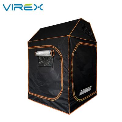 China Easily Assembled 120*120*180cm Hydroponics Rooftop Cube 600D Mylar Indoor Grow Tent for sale