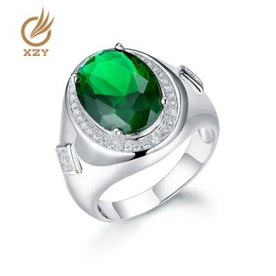 China XZY FASHIONABLE Factory Supply With Natural 925 Silver Topaz And Zircon Stone Ring For Anniversary/Gift for sale