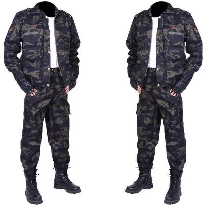 China Camouflage Desert Commando Soldier Training Combat Uniform Jacket Tactical Uniform Male Pant Suit Field Anti-Static Uniform for sale