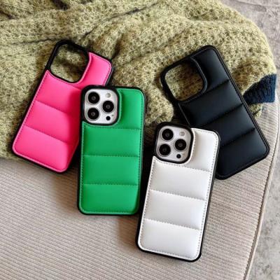 China New Fashion Stripper Jacket Soft Cotton Shockproof Shockproof Bottom Stripper Phone Case For iphone 13 pro for sale