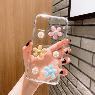 China Shockproof Cell Phone Case Daisy Flower Phone Case For iPhone 8 X Case Mobile Phone Accessories Cover for sale