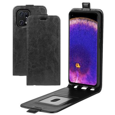 China Shockproof Leather Magnetic Buckle Case Find X5 Cover Flip Wallet Case Card Slots Kickstand For Oppo Find X5 for sale