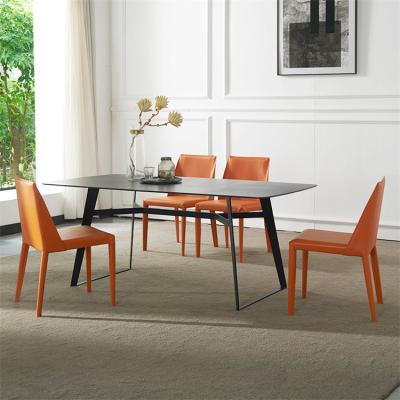 China Stylish Modern Design Durable Comfortable Luxury Kitchen Table And Chairs Dining Table Set for sale