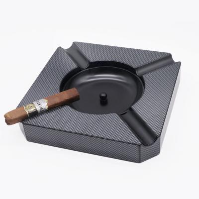 China High quality custom made ashtray logo cigar accessories metal cigar smoking accessory for sale