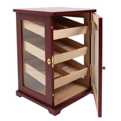 China Fashionable Cigar Humidor Wholesale Cigar Display Boxes For Wooden Display Boxes for sale