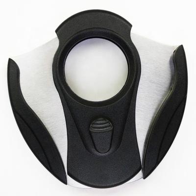 China Spring Style Eco-friendly Plastic Cigar Cutter With Double Blades for sale