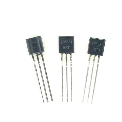 China 2N5551 5551 0.6A/160V Low Power NPN Transistor TO-92 Common Use Transistor for sale