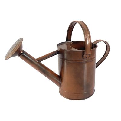 China Wholesale 1.5L Garden Tools Watering Garden Tools Galvanized Steel Watering Pot Watering Can for sale