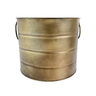 China Viable Wholesale Customized Galvanized Steel Bar Beer Ice Bucket For Sale for sale