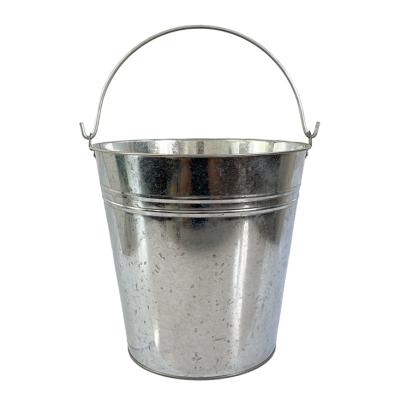 China Sustainable 8L High Capacity Stainless Steel Ice Bucket For Restaurants And Party for sale