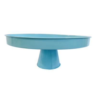 China Blue or Custom Biodegradable Serving Trays Viable Round Shape and Flat Trays for sale