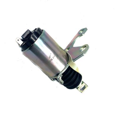 China Excavator Spare Parts Factory Sale Various Cheap Price Guaranteed Quality Stop Engine Diesel Solenoid Valve for sale