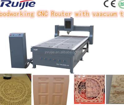 China Jinan Woodworking CNC Wood Working Router With Vacuum Table Machine RJ-1325 for sale