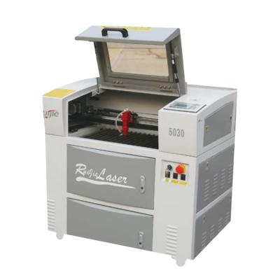 China Rubber Laser CUT 5030 Mini Type CO2 Laser Engraving And Cutting Machine ABS Board for sale