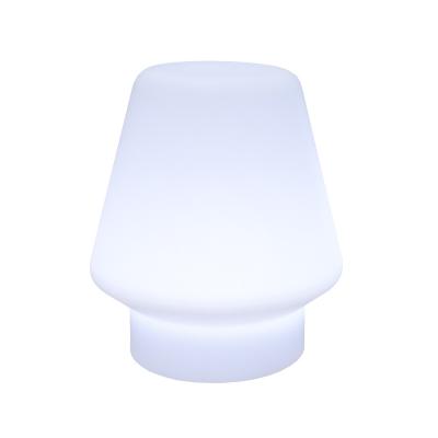 China Residential Wholesale Illumination RGB 16 Colors Plastic Chargeable LED Table Lamp For Outdoor Reception for sale