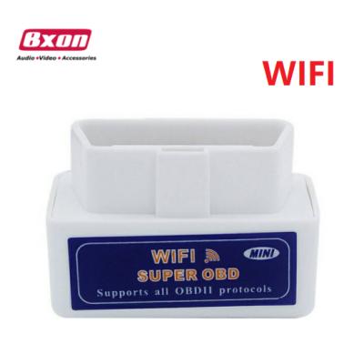 China OBD2 Good Price Interface ELM327 Wireless WIFI ELM327 OBD2 Scanner Adapter Auto Scan Tool for IOS and Android for sale