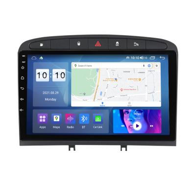 China GPS NaviFly M700S Android 11 IPS Screen 8Core 8+128G Car DVD Player For Peugeot 408 (Black) Car GPS Video Navigation for sale