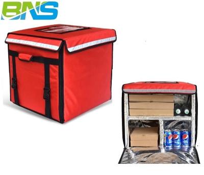 China Luxury Pizza Takeaway Container Cooler Thermal Insulated Thermo Insulated Thermal Food Delivery Shopping Bag for sale