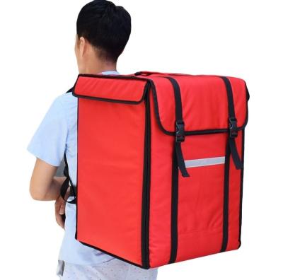 China Waterproof large custom portable fresh carry whole oxford travel wine beer foods cooler mochila backpack delivery bag with straps for sale