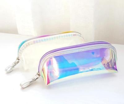 China Innovative Transparent Cute School Zipper Pouch High Capacity Stationary Girl's Makeup Printing Pen Case Pencil Bag for sale