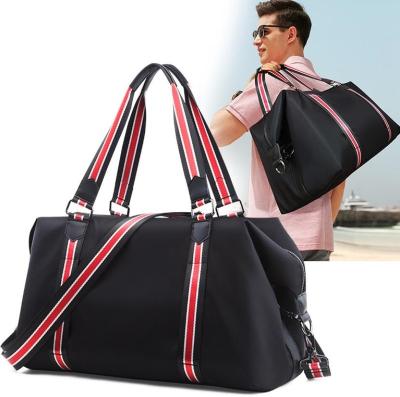 China High Quality Business Large Oxford Waterproof Men's Sport Black Weekend Travel Bag Weekender Duffle Women Duffle Bag for sale