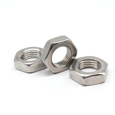 China Heavy Industry DIN439 ANSI B18.2.2 Hex thin nuts stainless steel Lock nuts for sale