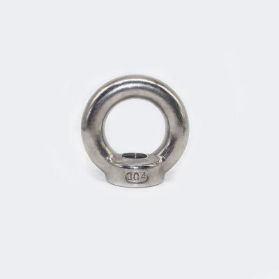 China Heavy Industry DIN582 Lifting eye nuts stainless steel 304 Marine ring shape M6-M24 for sale