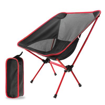 China Modern Outdoor Rising Foldable Camping Double Layer 600d Polyester Floding Chairs For Sale for sale