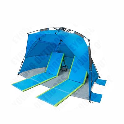 China Extended Type Outdoor Automatic Camping Tent Play Sun Shelter Canopy Easy Foldable UV Resistant Baby Noise Up Beach Tent for sale