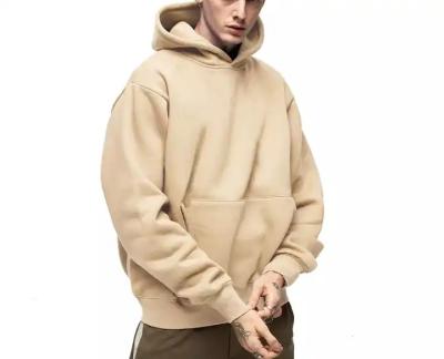 China Other Wholesale Custom Logo Crewneck Thick Oversized Plain Blank Pullover Heavy Sweatshirts Streetwear Hoodies For Men for sale