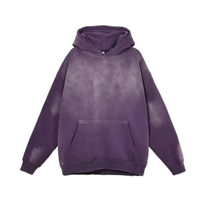 China Other acid wash high quality heavy weight cotton stringless blank hoodie custom men streetwear oem logo custom hoodie for sale