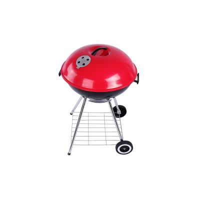 China Wholesales 17inch Apple Charcoal Bone China BBQ Smokeless Camping Grill Easily Assembled for sale