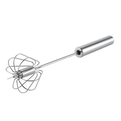 China Sustainable Mini Semi Automatic Stainless Steel Egg Beater Ware Egg Beater for sale