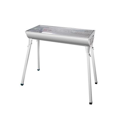 China Easily Assembled In Stock Factory Supply Direct Stainless Steel Charcoal BBQ Grill for sale