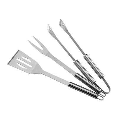 China Easily Cleaned Amazon Hot Sale Stainless Steel Handle BBQ Tool Kit Grilling Kit for sale