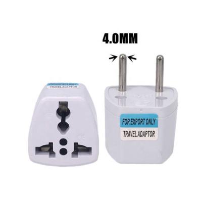 China Commercial Universal EU Plug Adapter Power Adapter Conversion Plug Travel Adapter Converter EU Plug for sale