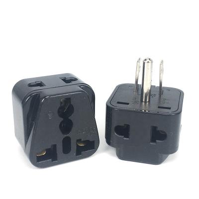 China 3pins residential type in-1 b US plug adapter / universal universal 2-pin to EU UK US adapter plug for sale