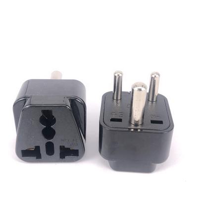 China 3 Pin Residential/General Purpose Universal UK/US/EU/AU to South Africa Plug India Travel Converter Adapter Small AC Power Outlet Adapter Multi Plug for sale