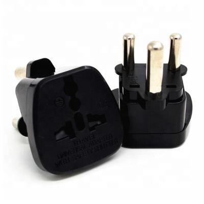 China Residential/General Purpose IEC Type M South Africa Universal Travel Adapter With Safety Shutter World Power Plug To South Africa Plug Adapter Converter for sale