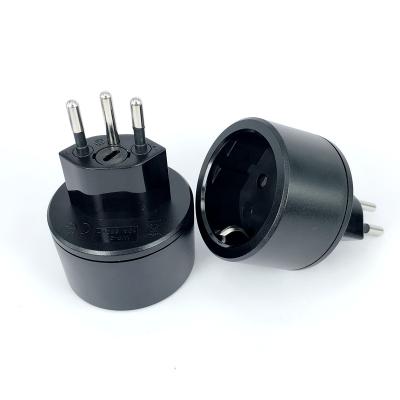 China 50% Europe standard insulation CE&ROHS grounding schuko to switzerland switzerland plug adapter for sale