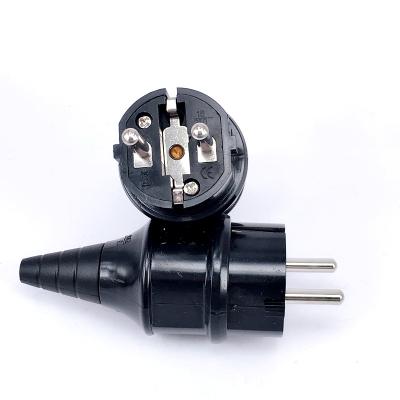 China 16A socket 16A socket power socket Germany schuko electrical waterproof male waterproof power plug industrial or outdoor for sale