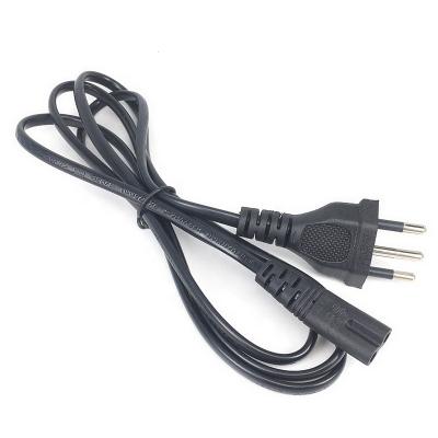 China Brazil Computer Mains Cord BRA Plug IEC C7 Power Extension Cable 1.5m for sale