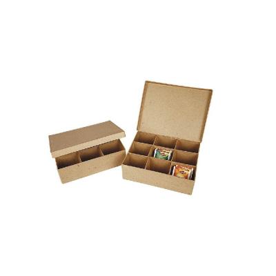 China Recycled Materials Kraft Paper Corrugated Box With Insert Dividers for sale