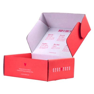 China Matt Lamination Recyclable Printed Single Mailing Mailing Mailing Boxes 11x9x3 Matt Lamination Gift Paper Package Corrugated Box for sale